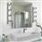 Trio Lighting Theatro Μοντέρνο Φωτιστικό Τοίχου με Ντουί E27 Ασημί M55cm