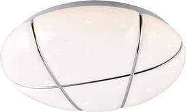 Trio Lighting Tibor Πλαστική Πλαφονιέρα Οροφής σε Λευκό χρώμα R62903001