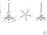Trio Lighting Traditio Μοντέρνο Κρεμαστό Φωτιστικό Πολύφωτο με Κρύσταλλα και 5 Λαμπτήρες E14 Καφέ Antique