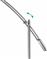 Trio Lighting Verona Μοντέρνο LED Φωτιστικό Δαπέδου με Θερμό Λευκό Φως Ασημί Υ130xΜ70cm