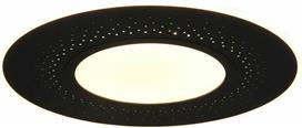 Trio Lighting Verus Κλασική Μεταλλική Πλαφονιέρα Οροφής με Ενσωματωμένο LED Μαύρη 70cm