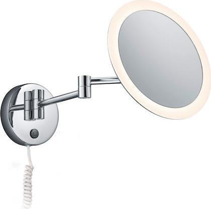 Trio Lighting View Μοντέρνο Φωτιστικό Τοίχου με Ενσωματωμένο LED και Θερμό Λευκό Φως Ασημί 22cm