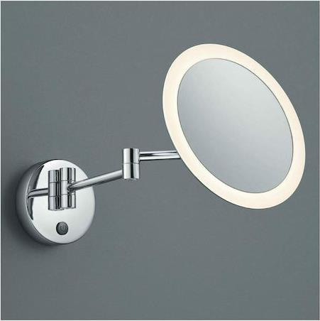 Trio Lighting View Μοντέρνο Φωτιστικό Τοίχου με Ενσωματωμένο LED και Θερμό Λευκό Φως Ασημί 22cm