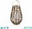 Trio Lighting Vinto Ηλιακό Φωτιστικό Δαπέδου IP44 Μπεζ R55276944