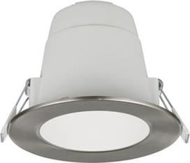 Trio Lighting Virunga Πλαστικό Χωνευτό Σποτ Ασημί 635410107