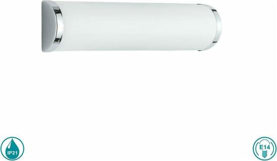 Trio Lighting Xavi Μοντέρνο Φωτιστικό Τοίχου με Ντουί E14 Λευκό Μ30.5cm
