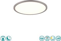 Trio Lighting Yuma Μεταλλική Πλαφονιέρα Οροφής σε Γκρι χρώμα 641710287