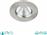 Trio Lighting Zagros Στρογγυλό Μεταλλικό Χωνευτό Σποτ με Ενσωματωμένο LED και Θερμό Λευκό Φως Ασημί 5x8cm 650710107