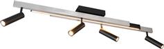 Trio Lighting Zeno Πλαφονιέρα Οροφής 133cm Γκρι με Ενσωματωμένο LED και Τηλεχειριστήριο 648310505