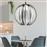 Trio Lighting Zucca Μοντέρνο Κρεμαστό Φωτιστικό Μονόφωτο με Ντουί E27 Ασημί