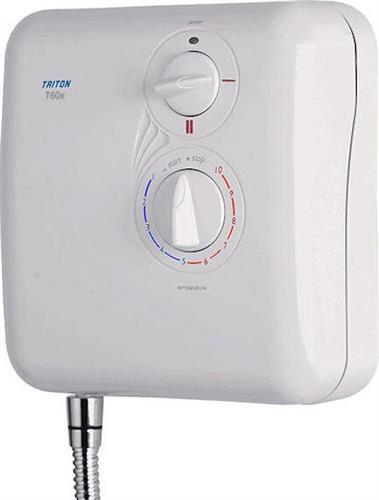 Triton T60X Επιτοίχιος Ταχυθερμοσίφωνας Μπάνιου Μονοφασικός 6.5kW