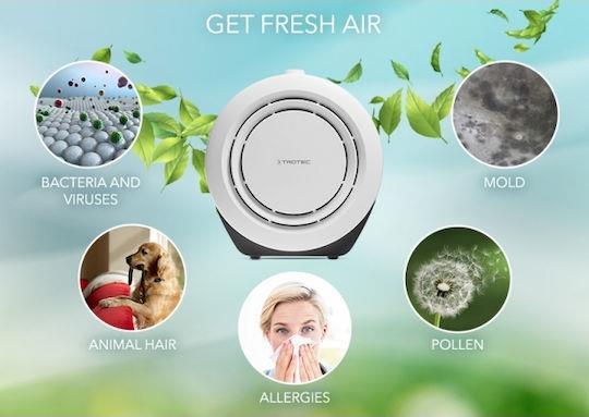 Trotec Airgoclean 10 E Ιονιστής-Καθαριστής Αέρα 45W για Χώρους 50m²