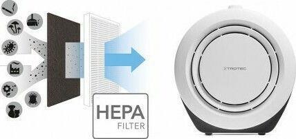 Trotec Airgoclean 10 E Ιονιστής-Καθαριστής Αέρα 45W για Χώρους 50m²