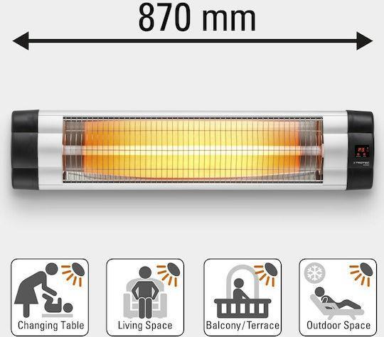 Trotec IR 2570 S Επιτοίχια Σόμπα Χαλαζία Μπάνιου με Θερμοστάτη 2500W