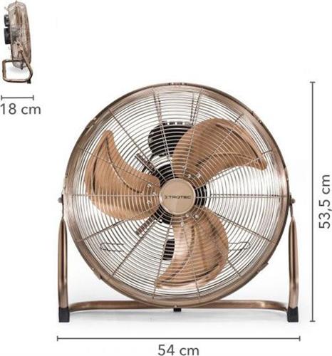 Trotec TVM 17 Ανεμιστήρας Δαπέδου 100W Διαμέτρου 45cm