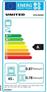 United UFG-60302 Κουζίνα 65lt με Εστίες Αερίου & Ρεύματος Π60cm Inox