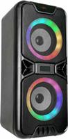 V-TAC Ηχείο με λειτουργία Karaoke RGB 2x10W σε Μαύρο Χρώμα 6663