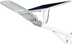 V-TAC Στεγανό Ηλιακό Φωτιστικό Δρόμου IP65 με Τηλεχειριστήριο και Φυσικό Λευκό Φως σε Λευκό Χρώμα 7837