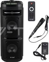 V-TAC Σύστημα Karaoke με Ενσύρματo Μικρόφωνo σε Μαύρο Χρώμα 8680