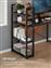Vasagle Γραφείο 56x120x120cm Ebony Black LWD048B56