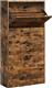 Vasagle Ξύλινη Παπουτσοθήκη με 3 Ράφια Καφέ 60x24x120cm LBC030X01