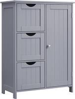 Vasagle Ντουλάπι Μπάνιου 30x60x80cm Γκρι BBC049G02