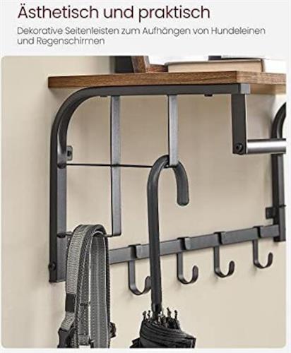 Vasagle Ράφι Τοίχου 66x30x27cm LCR12BX