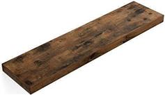 Vasagle Ράφι Τοίχου Σκούρο Καφέ 80x20x3.8cm LWS28BX