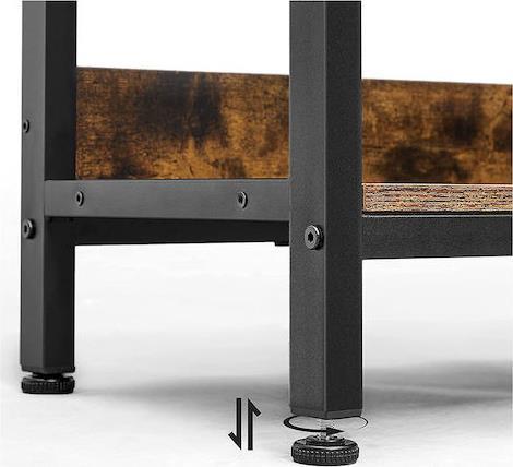 Vasagle Ραφιέρα Δαπέδου Καφέ 120x33x80cm LLS104B01