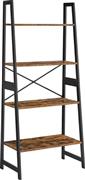 Vasagle Ραφιέρα Δαπέδου Μαύρη 63x34x137cm BCB020B01