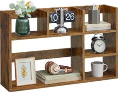 Vasagle Ραφιέρα Rustin Brown 80x20x50cm LBC815B02