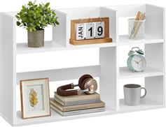 Vasagle Ραφιέρα σε Λευκό Χρώμα 80x20x50cm LBC815W14