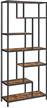Vasagle Βιβλιοθήκη Καφέ 30x80x180cm LLS119B01