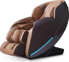Viking Πολυθρόνα Relax Massage από Δερματίνη σε Καφέ Χρώμα 130x76x120cm A-310