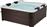 Viking Tribeca Spa Μπανιέρα Ελεύθερης Τοποθέτησης Εξωτερικού Χώρου Ακρυλική με Υδρομασάζ 160x160cm 105726