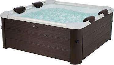 Viking Tribeca Spa Μπανιέρα Ελεύθερης Τοποθέτησης Εξωτερικού Χώρου Ακρυλική με Υδρομασάζ 160x160cm 105726