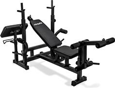 Virtufit VFB02030 Ρυθμιζόμενος Πάγκος Γυμναστικής Γενικής Χρήσης με Ορθοστάτες