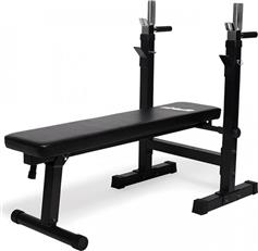 Virtufit VFB02032 Ρυθμιζόμενος Πάγκος Γυμναστικής Γενικής Χρήσης με Ορθοστάτες