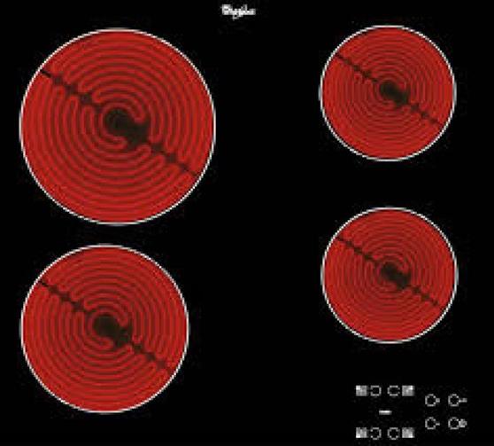 Whirlpool AKT 8090/NE Κεραμική Εστία Αυτόνομη με Λειτουργία Κλειδώματος Π60cm Μαύρη
