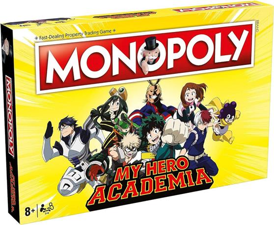 Winning Moves Επιτραπέζιο Παιχνίδι Monopoly-My Hero Academia για 2-6 Παίκτες 8+ Ετών WM00826-EN3