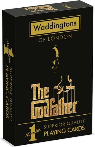 Winning Moves Waddingtons No.1-The Godfather Συλλεκτική Τράπουλα Πλαστικοποιημένη Μαύρη WM02909-EN1