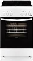 Zanussi ZCV550G1WA Κουζίνα 54lt με Κεραμικές Εστίες Π50cm Λευκή