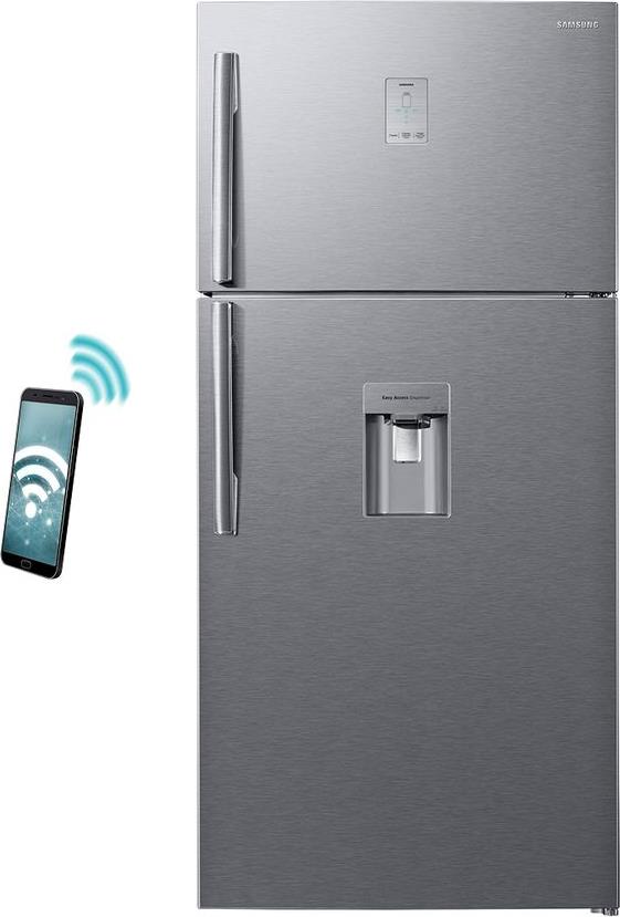 Samsung RT62K711RSL/ES Ψυγείο Δίπορτο 620lt Total NoFrost Υ186.2xΠ83.6xΒ78.8cm Ασημί